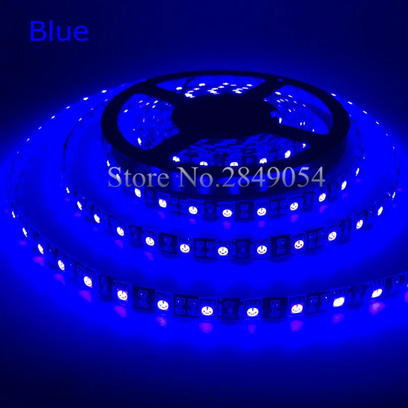 СВЕТОДИОДНЫЕ Полосы 5050 Черный ПЕЧАТНОЙ ПЛАТЫ DC12V Гибкий Свет 60 LED/м 5 м/лот RGB LED