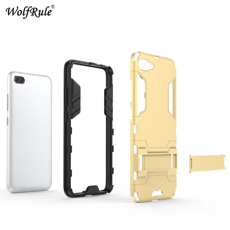 Чехол wolfrole Capa Asus Zenfone 4 Max ZC554KL чехол из ТПУ и поликарбоната с подставкой для Pro Plus