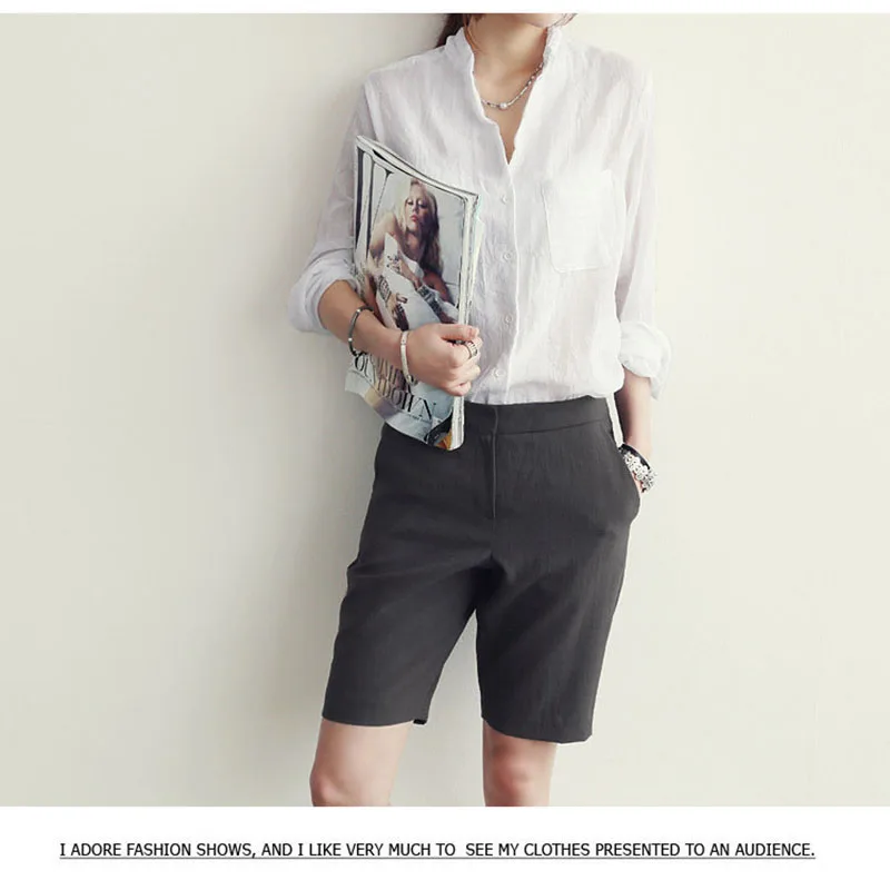 Vetement femme 2021 из хлопка и льна рубашка ropa женские стильные топы блузы Женская