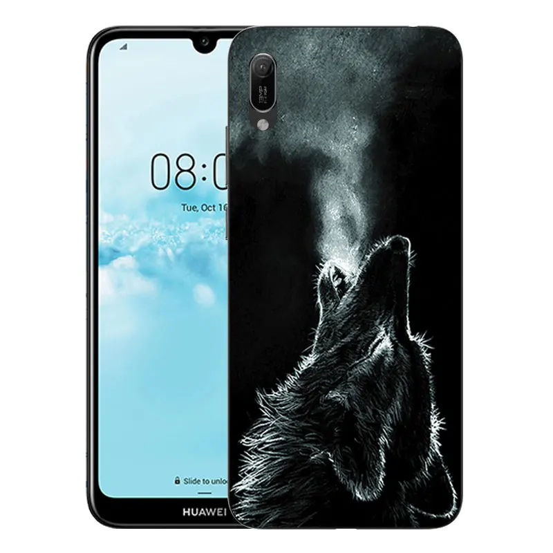 Задняя крышка для Huawei Y6 Pro 2019 роскошный мягкий силиконовый чехол-накладка