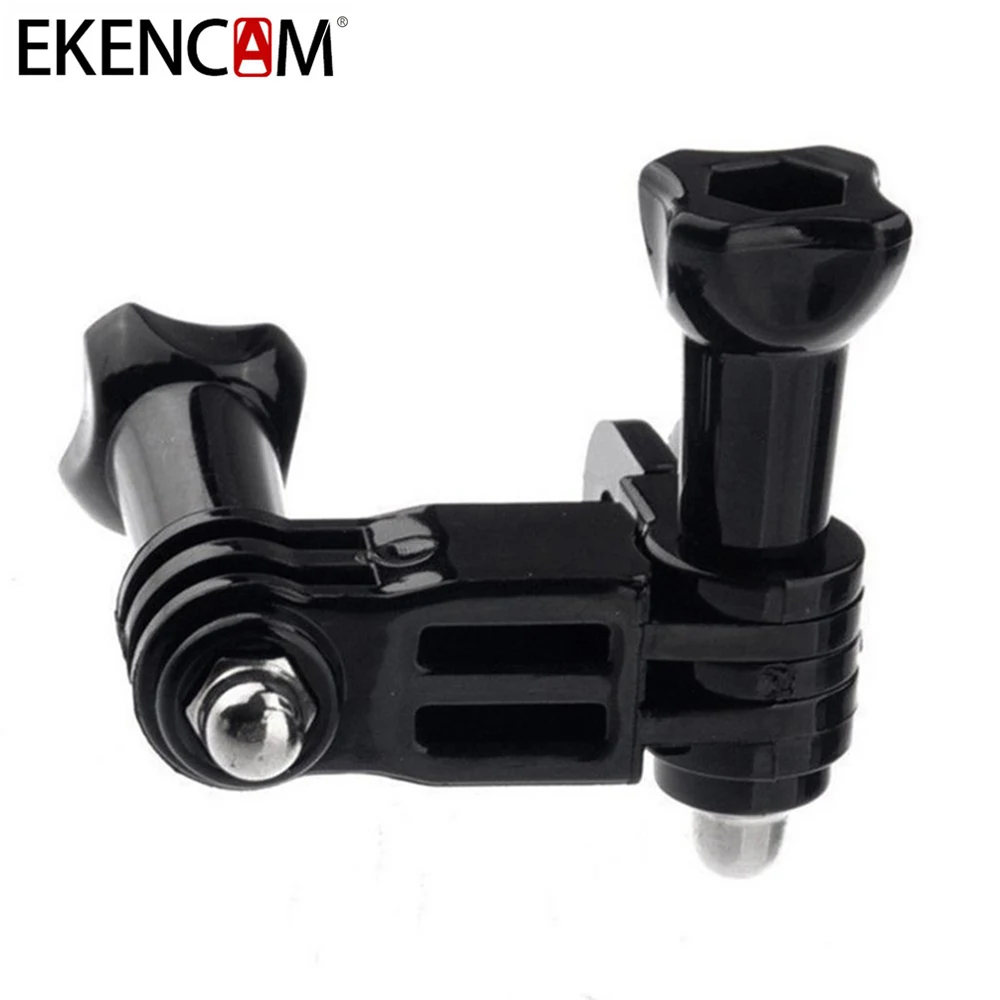 EKENCAM 3 способа Регулируемый зажим для шлема поворотный кронштейн GoPro Hero 6 4 5 Xiaomi Yi 4K