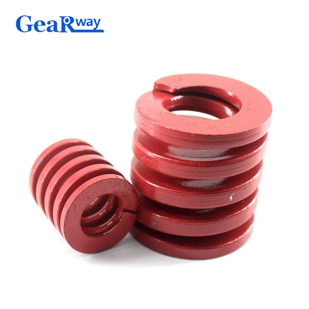 

Gearway Red Compression Spring Medium Loading Mold Spring TM50x50/50x55/50x60/50x70/50x75mm Mould Die Compression Spring