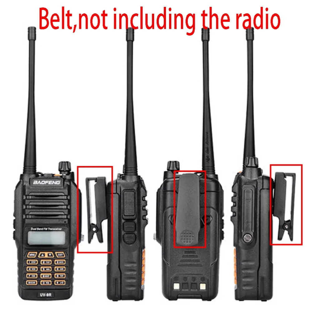 Оригинальный Зажим для ремня Baofeng uv-9r плюс УФ-xr uv-5s bf-a58 t-57 bf-9700 gt-3wp UV-5R WP