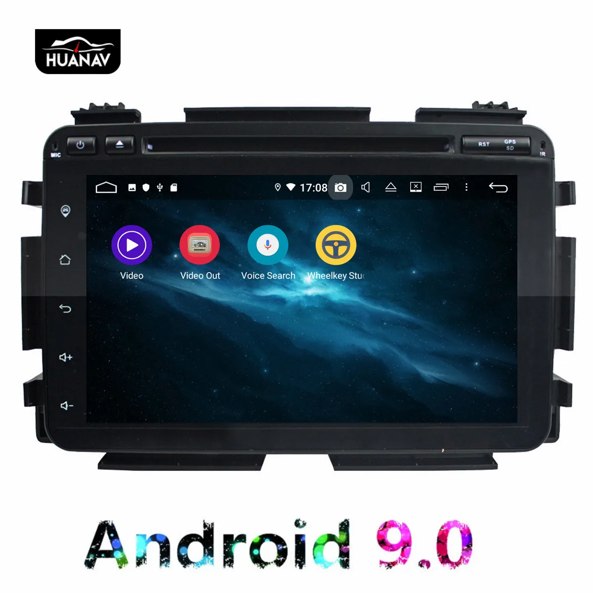 Автомобильный DVD-плеер DSP Android 9 0 GPS-навигация для Honda Vezel 2015 + мультимедийный