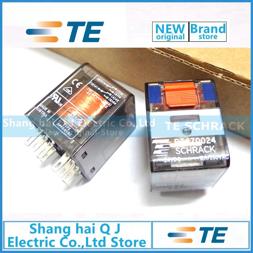 Для SCHRACK TE подключения PT270024 24VDC PT270T30 230VAC 2CO 12A 8PIN реле совершенно новое и