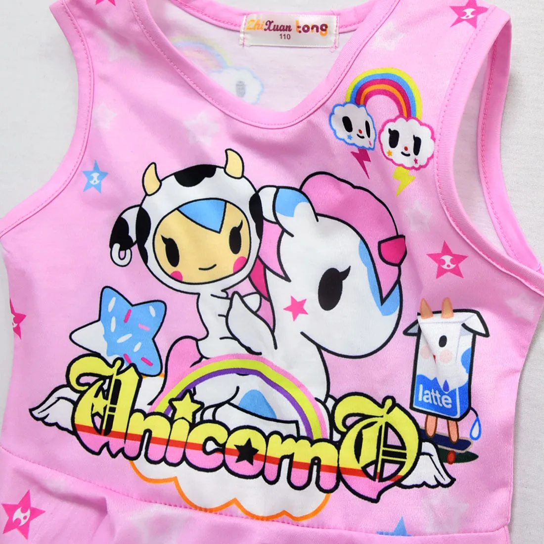 

Girls Unicorn Costume and mask Princess Dress Christmas New Year Party Cosplay Tutu Dress With Headband Xmas Dresses for kids