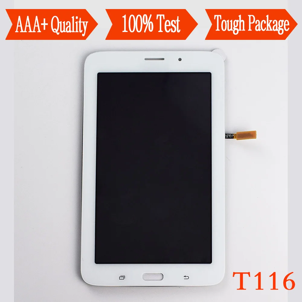 Для Samsung Galaxy Tab 3 SM T110 T111 T113 T116 сенсорный экран дигитайзер Сенсорное стекло + панель