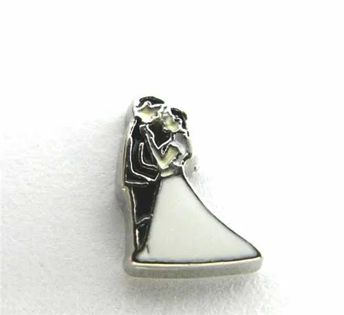 Свадебный медальон на высоком каблуке для невесты и жениха 10 шт.|floating memory|glass locket