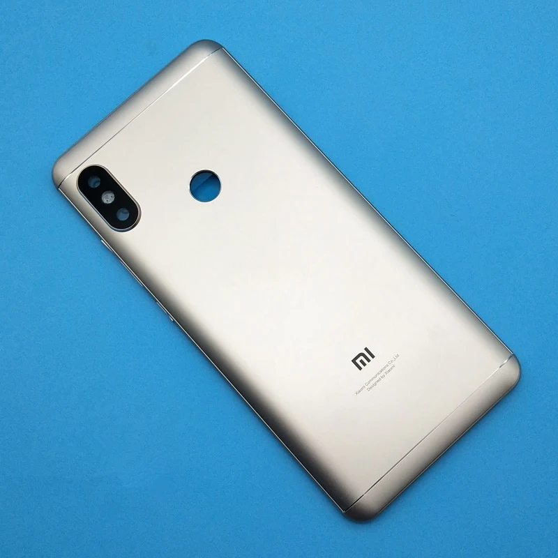 Задняя крышка с кнопкой отпечатка пальца для Xiaomi mi Red mi Note 5, задняя крышка для аккумулятора для Red mi Note5, чехол с боковыми клавишами, стекло для камеры