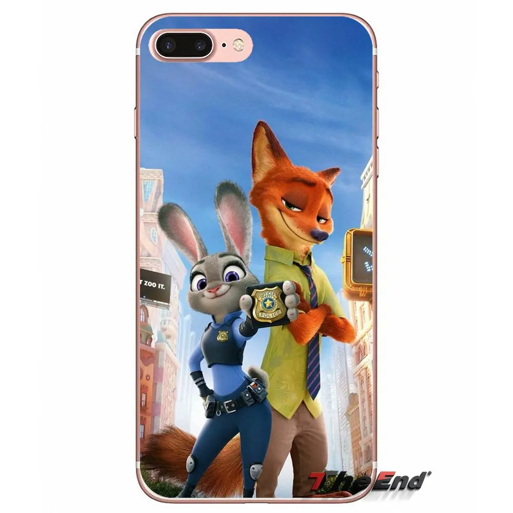 Nick Wilde and Judy Hopps Zootopia ТПУ чехлы для Xiaomi Mi6 Mi 6 A1 Max Mix 2 5X 6X Redmi Note 5 5A 4X 4A A4 4 3 Plus