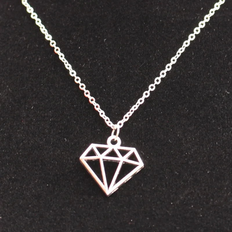 Женское винтажное ожерелье с подвеской N934 треугольное модные ювелирные ожерелья