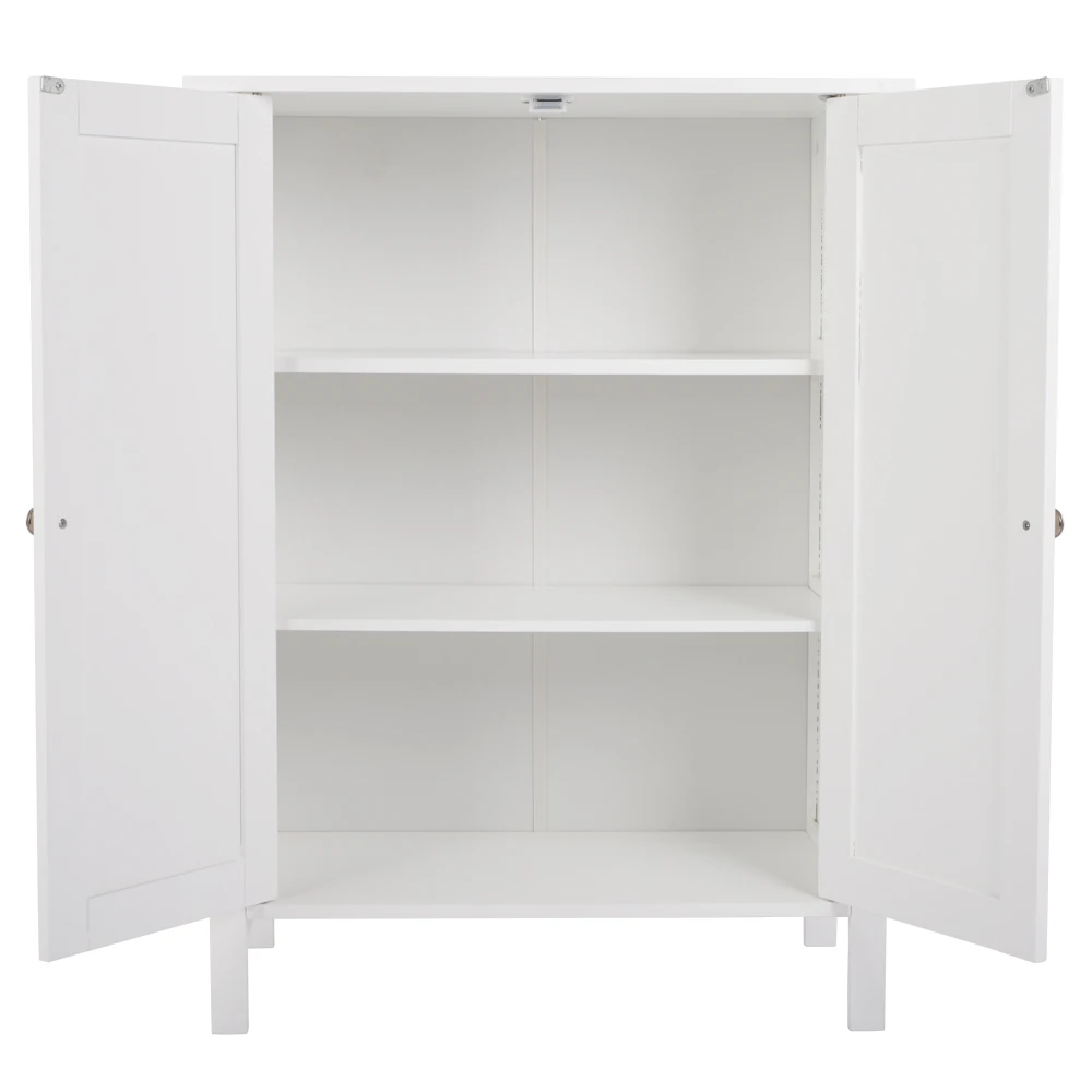 Tenozek Modern Style Standing Double Doors Bathroom Cabinet | Cabinets