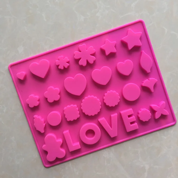 Любовь английская буква цветок конфеты модель украшения мобильного телефона