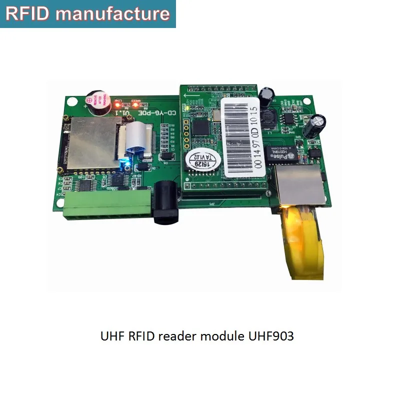 

865~868Mhz multi tags sports timing systems uhf impinj R2000 rfid reader with free test tag sample for access control system