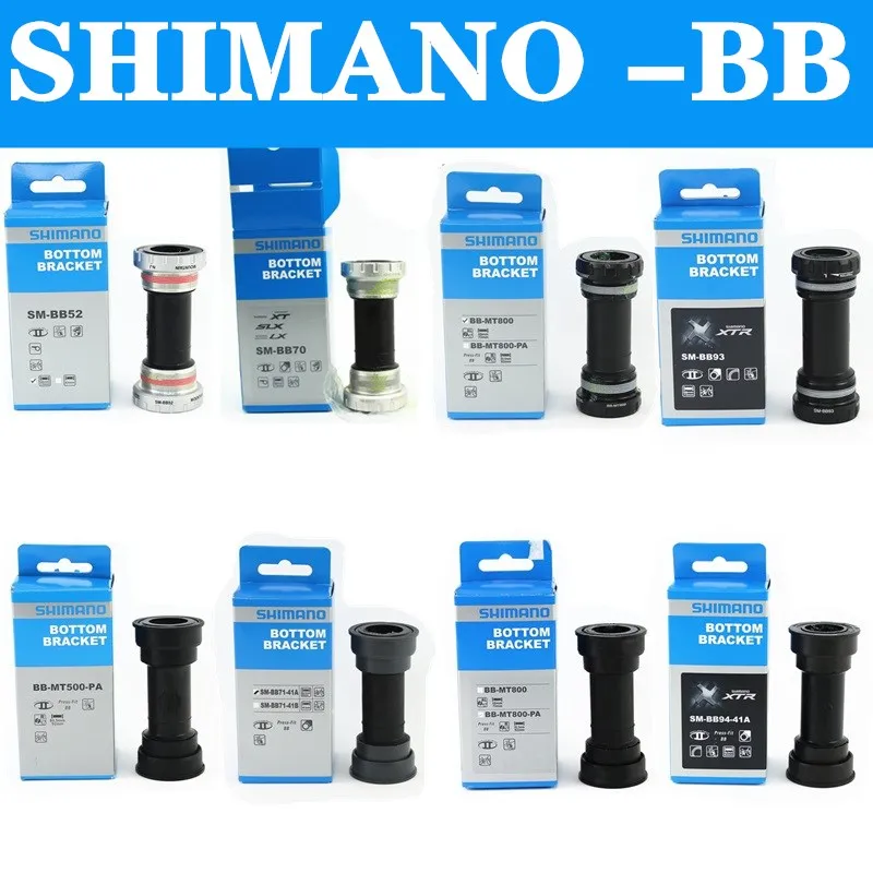 Нижний Кронштейн Shimano DEORE XT SLX SM BB MT800pa Hollowtech II горный велосипед MT500 PA 68/73 мм