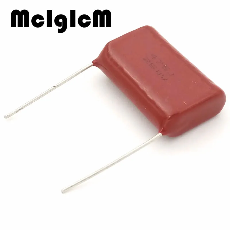MCIGICM 200 шт. 475 4,7 мкФ 250V CBB полипропиленовый пленочный конденсатор с алюминиевой крышкой шаг 27 мм 475 4,7 мкФ 250V