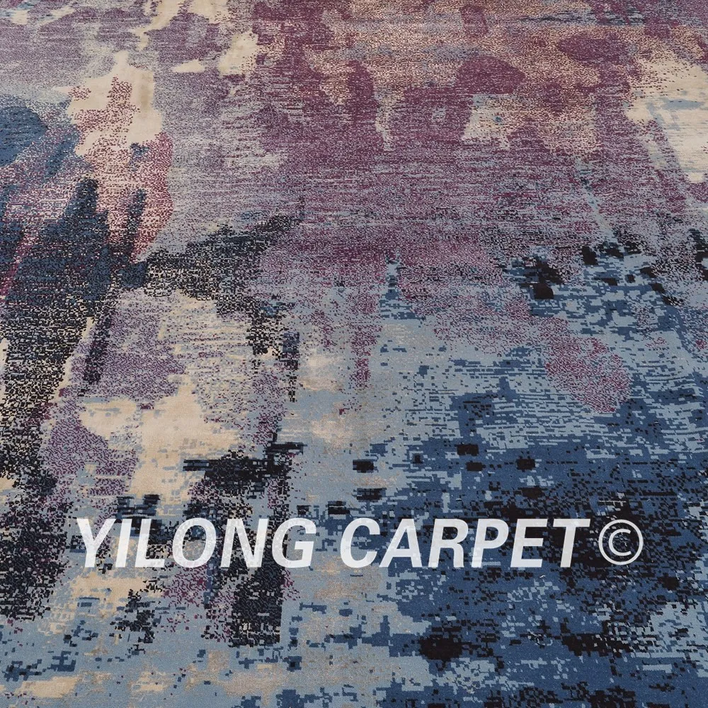 Goedkoop YILONG 10'x13. 8' Chinese Gesneden Wollen Tapijten Uitstekende Verwerking Staat Wol Handgemaakte Tapijten (CQG52S10x13.8)