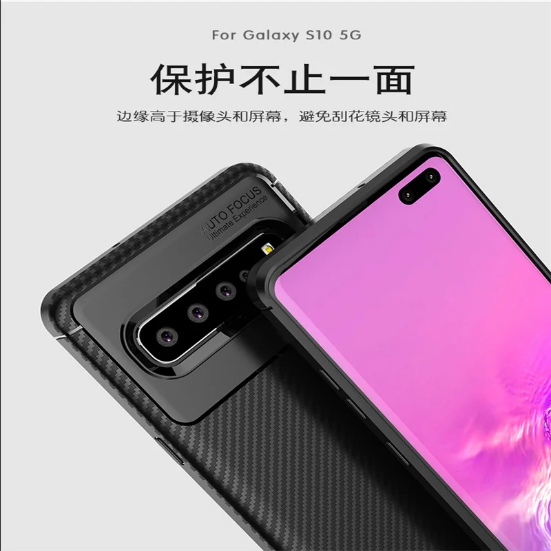 On For Samsung Galaxy S10 5G Case cover Protect soft silicone pouch phone SamsungS10 S105G S 10 case |