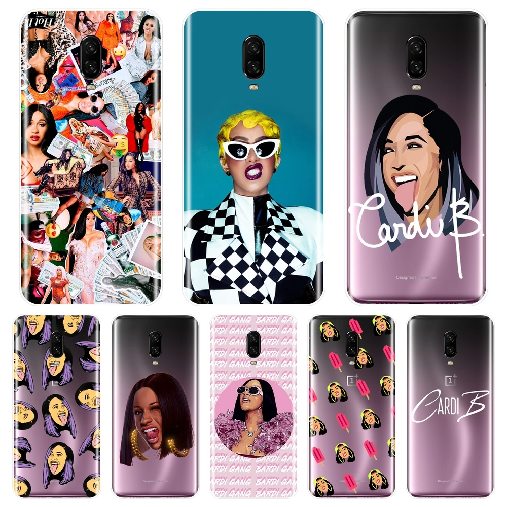 Чехол Cardi B Cool Girl для OnePlus 6 6T 5 5T 3 3T Мягкая силиконовая задняя крышка One Plus чехол