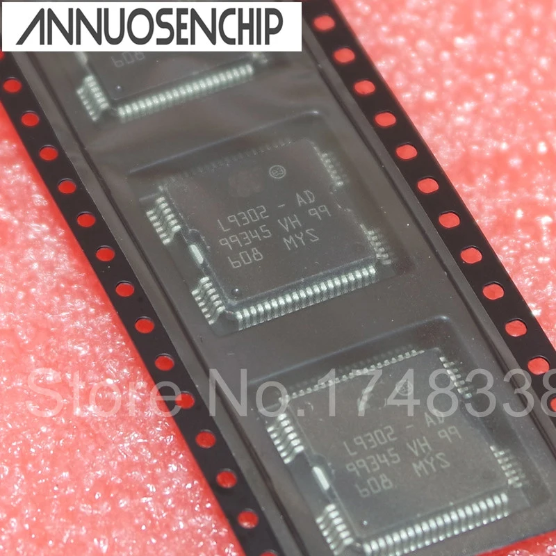 

FREE SHIPPING 10pcs/lot 5pcs/lot L9302-AD L9302 E-L9302-AD HQFP64 SMD NEW ORIGINAL Lgnition Jet Fuel Drive Module Chips