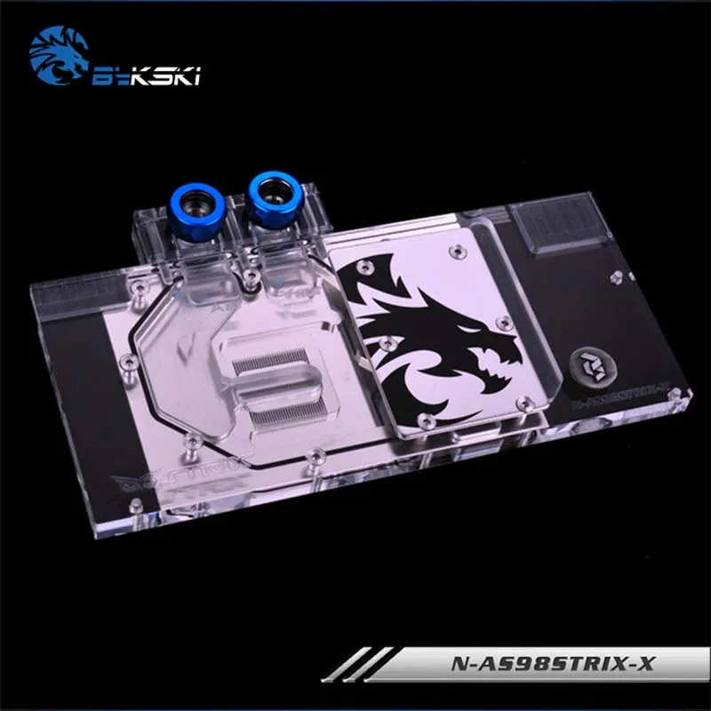 Водный блок Bykski N-AS98STRIX-X GPU для ASUS STRIX GTX980 GTX970 GTX780Ti GTX780 полностью закрывающая
