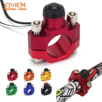 cnc motorcycle universal stop start kill switch button with rotating bar clamp for ktm honda yamaha yzf wrf crf exc xcf 125 250