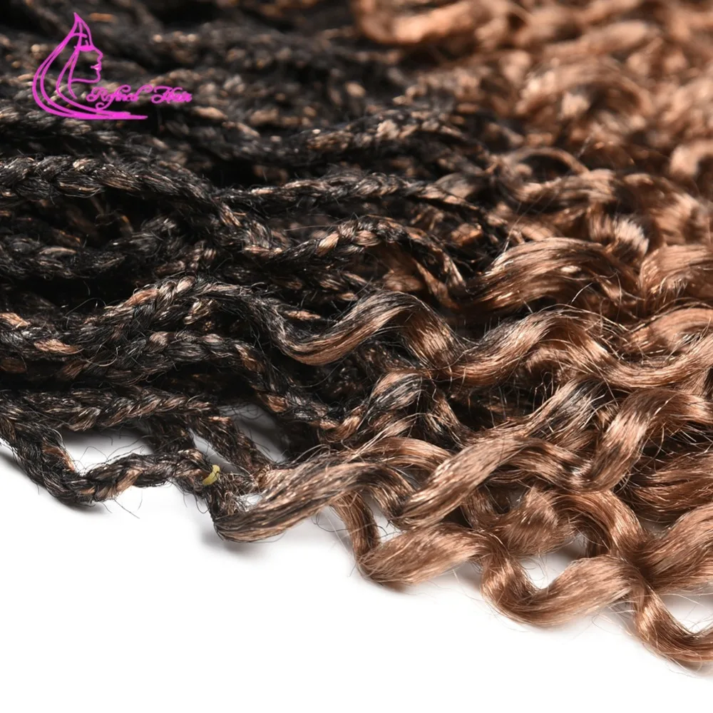 Изысканный Hair18 24 дюймов коробка Вязание косичками волосы из канекалона