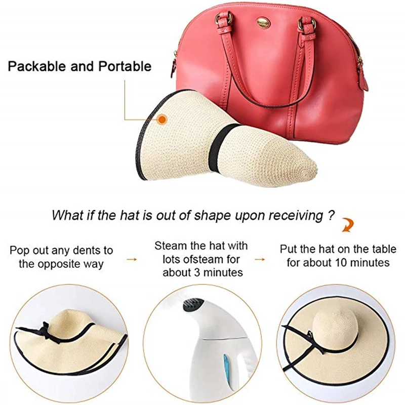 FURTALK Летние Соломенные Шляпы для Женщин Мода Дизайн Женщины Beach Sun Hat с Складной