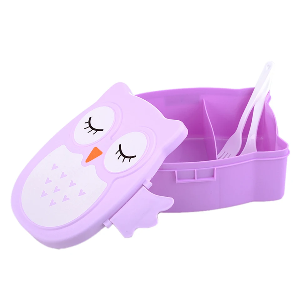 Лидер продаж 2017 милые Мультяшные пищевые контейнеры с бэнто пластиковый