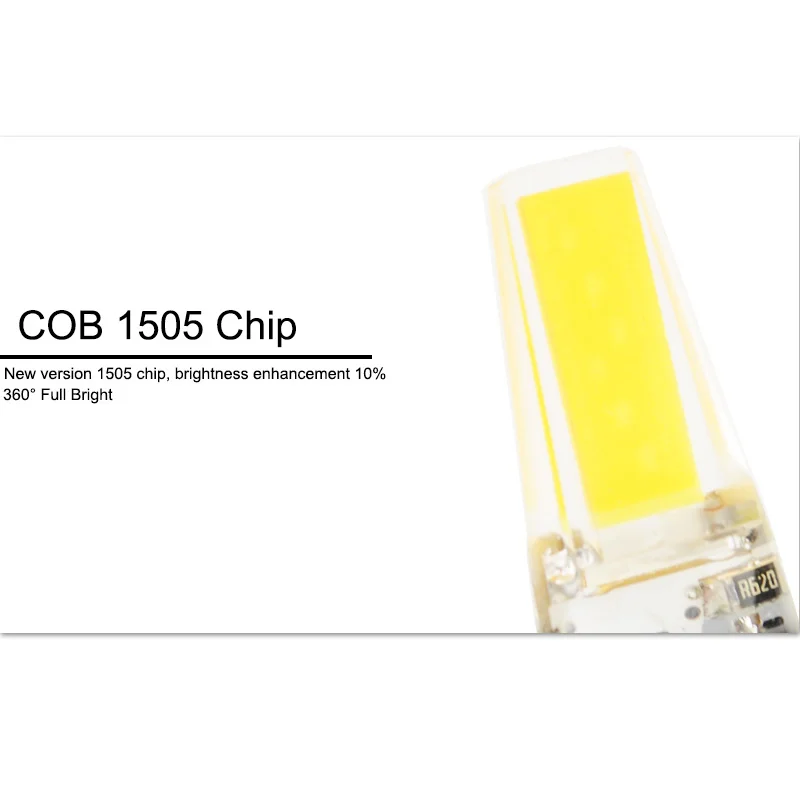 G4 светодиодный затемнения g9 светильник COB 6W 10W AC/DC 12V 220V кукурузный возможность