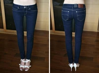 new spring and autumn cotton office brand lades female women girls low waist stretch pencil pants jeans clothes
