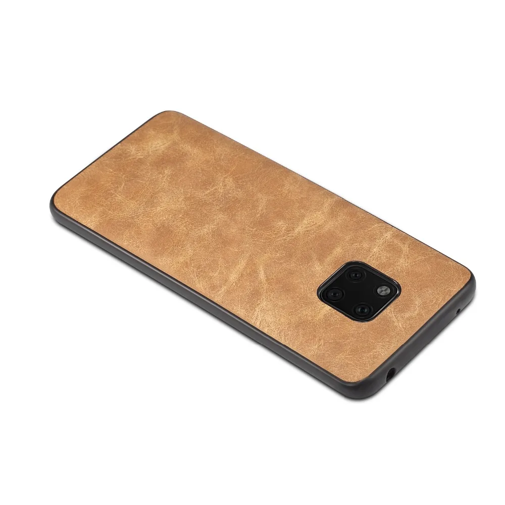Phone Case For Huawei Mate 20 10 Pro P20 P30 Ultra Thin PRO Vintage leather Tpu soft border Drop-proof shell box |