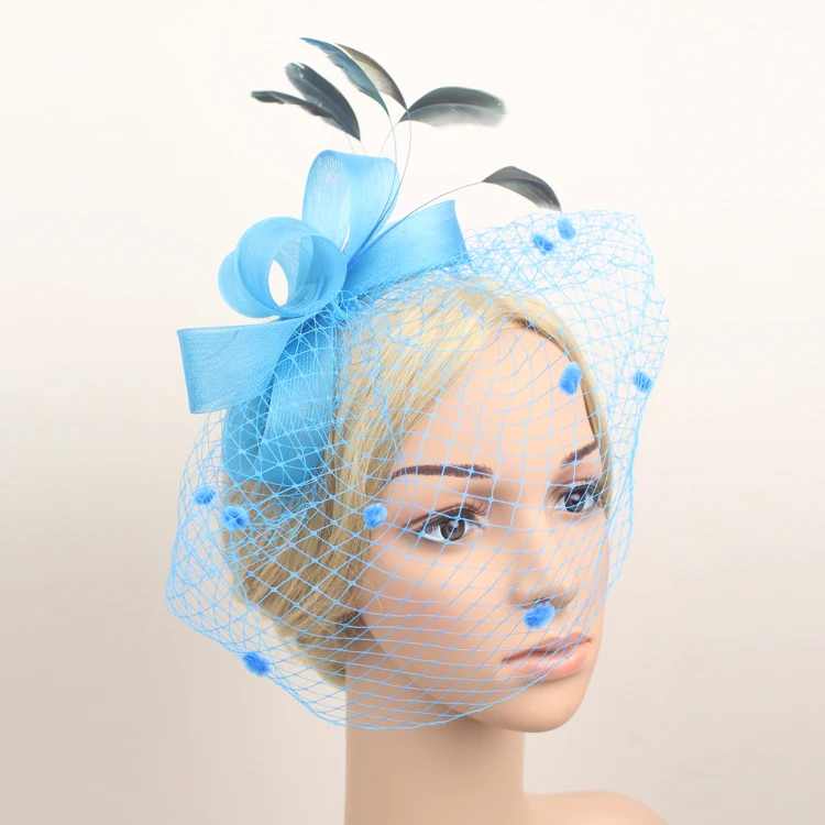 Дешевые потрясающие новые белые птичьи фаты с ручной работы головы аксессуары