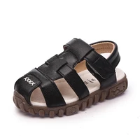 kids shoes boys sandals 2022 summer children sandals casual comfortable soft sole toddler baby shoes pu leather beach shoes