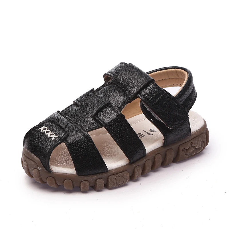 Kids Shoes Boys Sandals 2020 Summer Children Casual Comfortable Soft Sole Toddler Baby PU Leather Beach |
