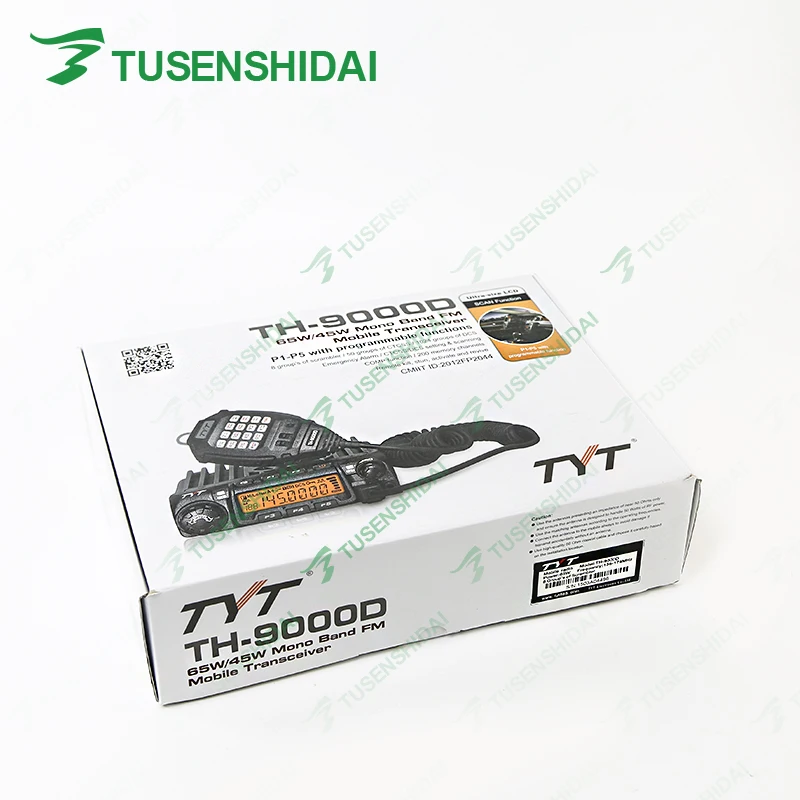 DHL/EMS быстрая доставка 60 Вт скремблер оригинальный TYT TH 9000D Mono Band VHF радиоприемник