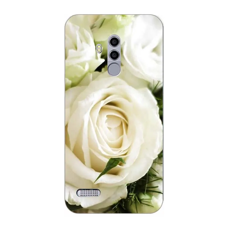 A303 Модный мягкий из высокотемпературного полиуретана чехол для телефона Leagoo T8S силиконовый чехол ТПУ задняя крышка для Coque Leagoo T8S кожаный чехол с цветочным принтом - Цвет: A303