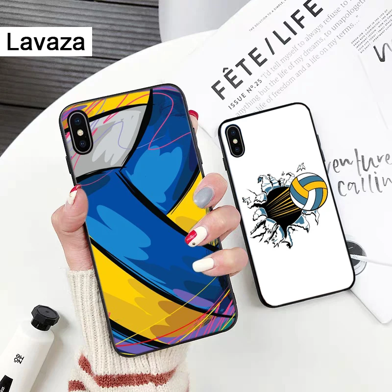 Силиконовый чехол I love волейбольный с принтом для iPhone 5 5S 6 6S Plus 7 8 11 Pro X XS Max XR |