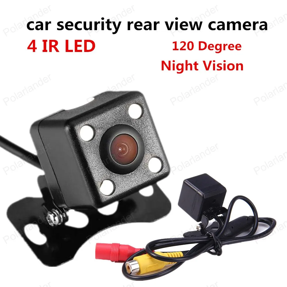 Лидер продаж Автомобильная камера заднего вида ночного видения CCD 4 светодиода