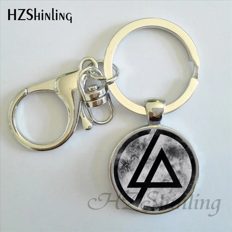 4 Новое поступление, брелок Linkin Park с логотипом Linkin Park, ювелирные изделия, стеклянный купольный кулон, брелок для мужчин и женщин, вечерние, подарок - Цвет: 4