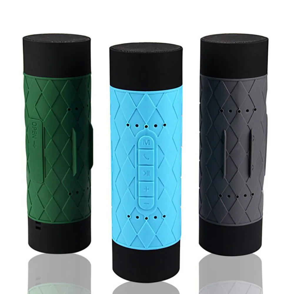 Новый водонепроницаемый динамик Bluetooth 5 Вт двойной клаксон 5200 МАЧ mobile power вставить