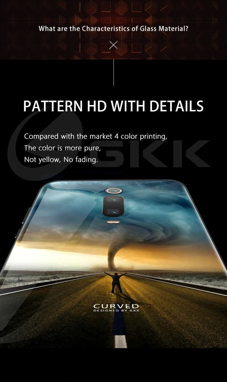 Чехол из закаленного стекла GKK для xiaomi redmi K20 Pro Чехол с защитой от воды и ударов чехол с мягкими краями для xiaomi mi 9T Pro Чехол Fundas