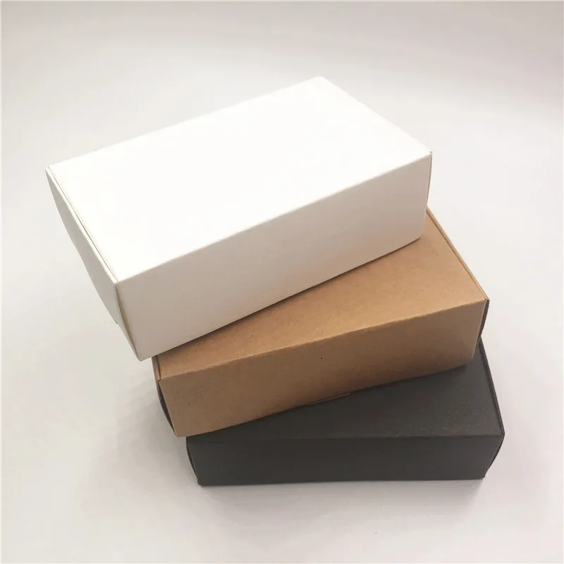 Коробки из крафт бумаги 12 шт./лот красивые коробки чистого