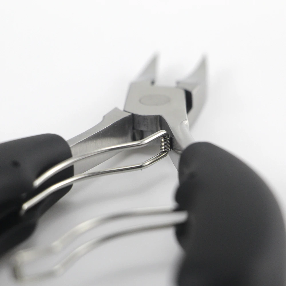 Нержавеющая сталь щипцы для кожи ногтей ножницы для кутикулы гвозди зубчатые резаки омертвевшей кожи удаление отделки инструменты по уходу