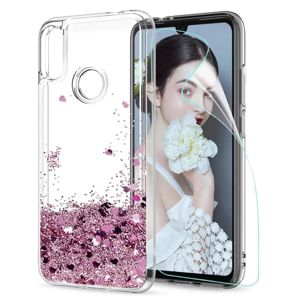 New Bling Glitter Liquid Case For Redmi Note 6 Silicone Coque Xiaomi Pro Dynamic Qicksand Star Love Back Cover |