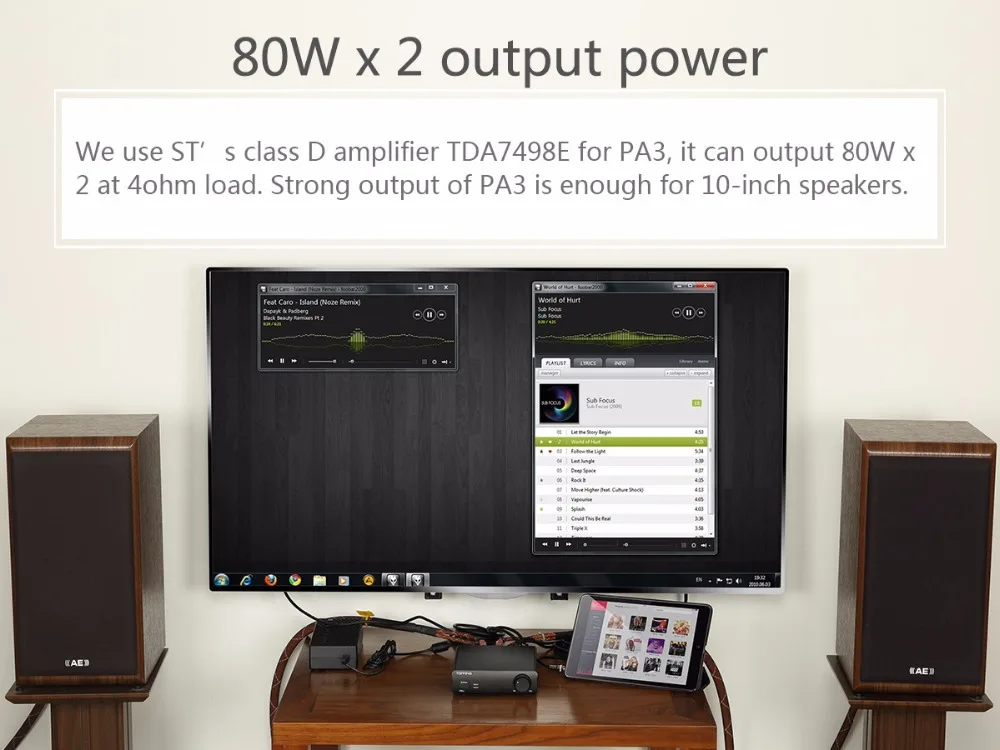 Топпинг PA3 Настольный HiFi Цифровой усилитель