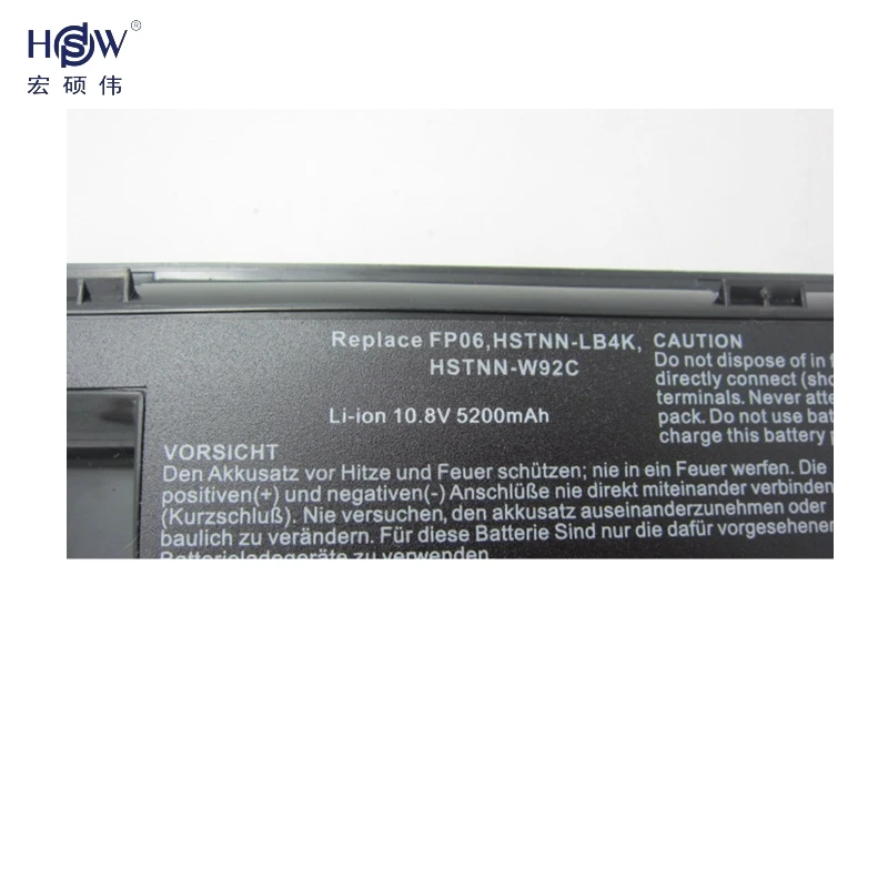 Аккумулятор HSW для ноутбука hp ProBook 440 445 450 455 470 G0 G1 HSTNN-W99C HSTNN-YB4J HSTNN-IB4J akku HSTNN-LB4K |