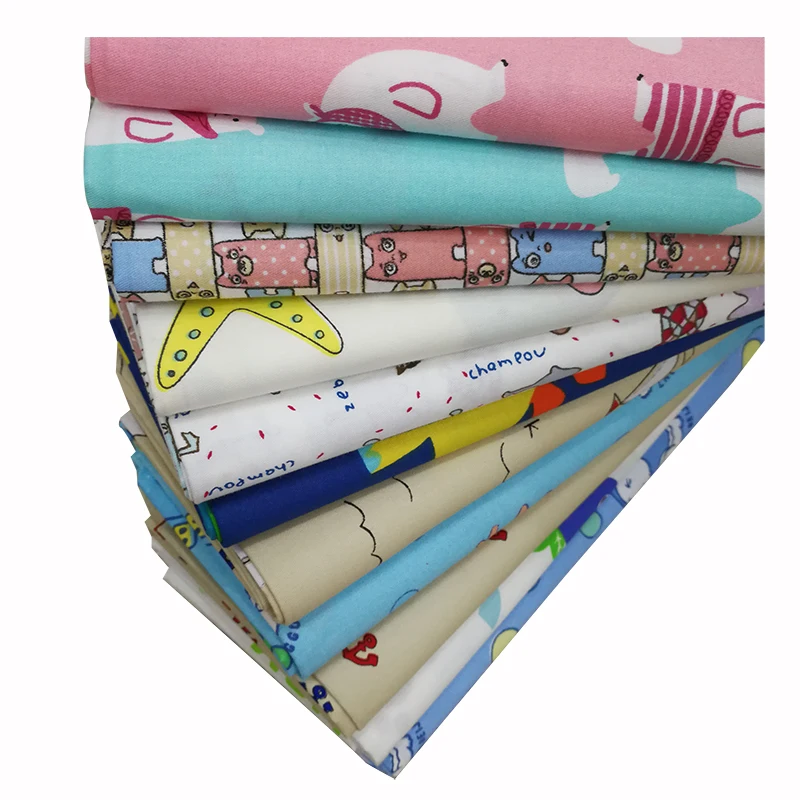 160 см печатная кровать из хлопка ткань diy занавеска наволочка для кровати