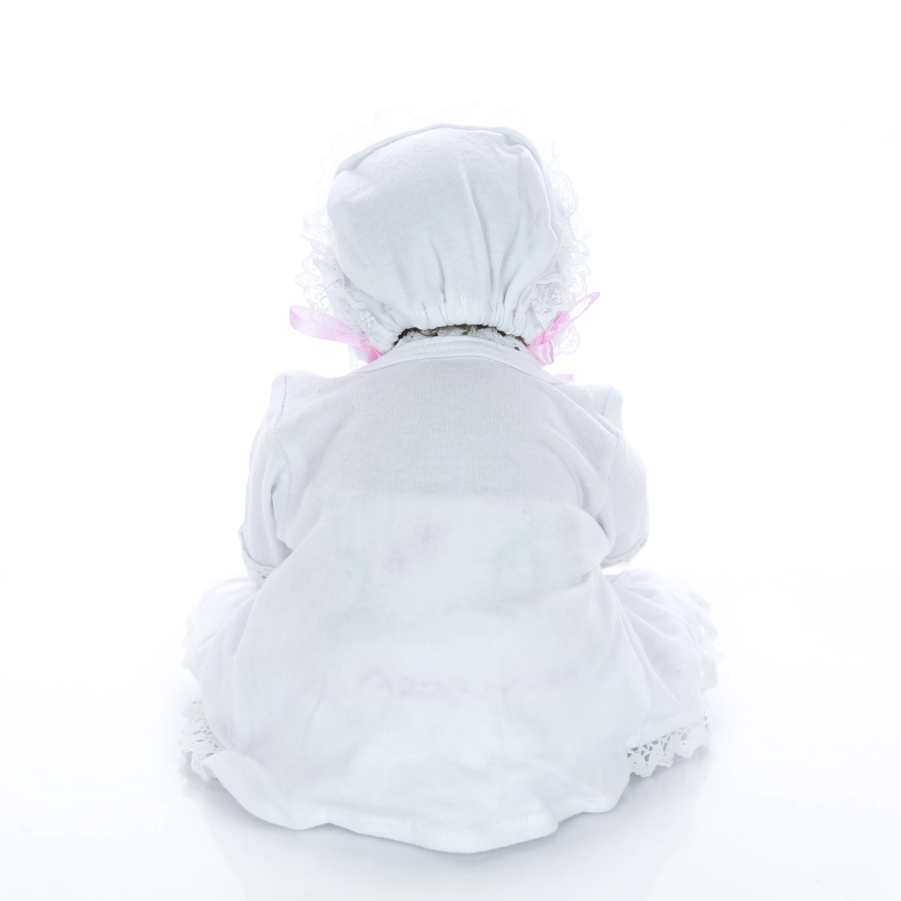 KEIUMI 17 дюймов Reborn для маленьких девочек куклы ткань боди Спящая кукла