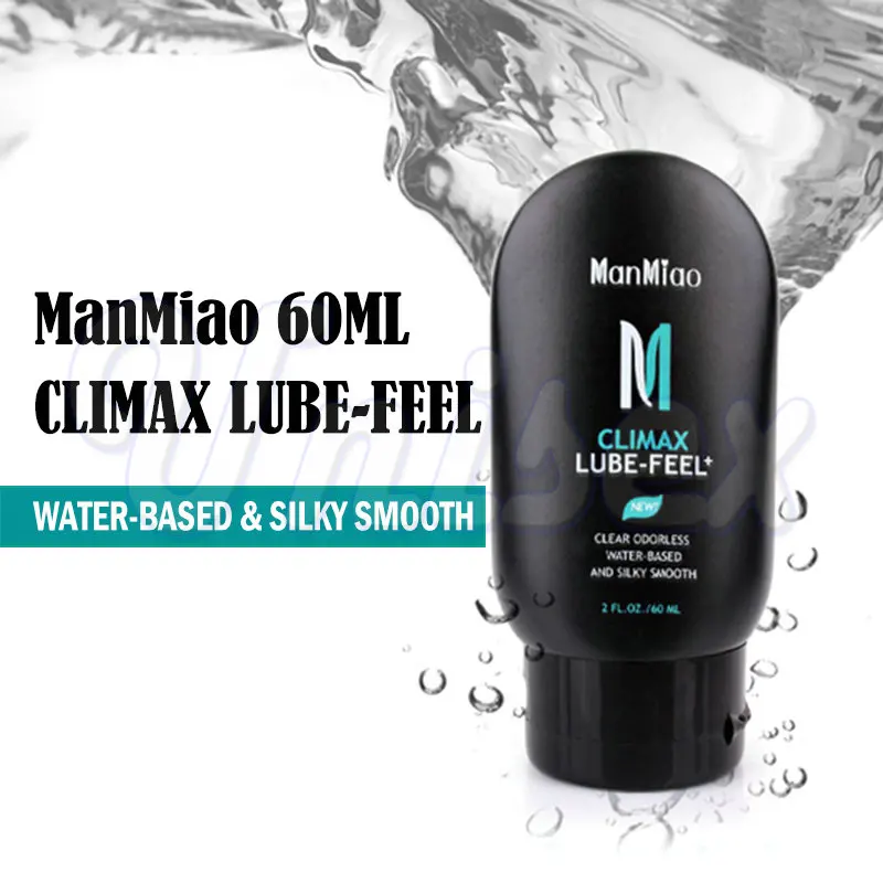 60 мл ManMiao нетоксичные шелковистые гладкие на водной основе Climax Lube feel Clear без